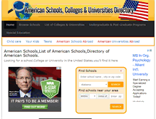 Tablet Screenshot of american-schools.net